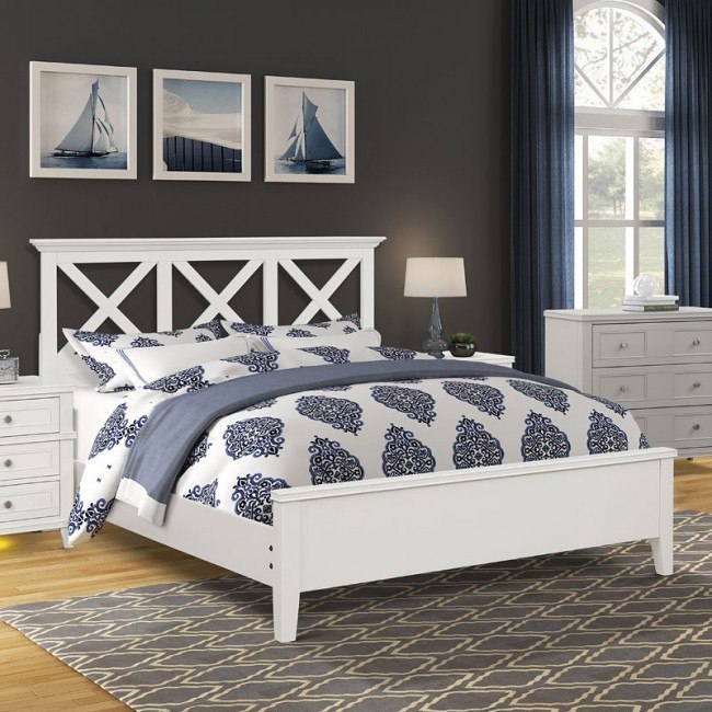 NOVA II QUEEN BED WHITE-1280-106