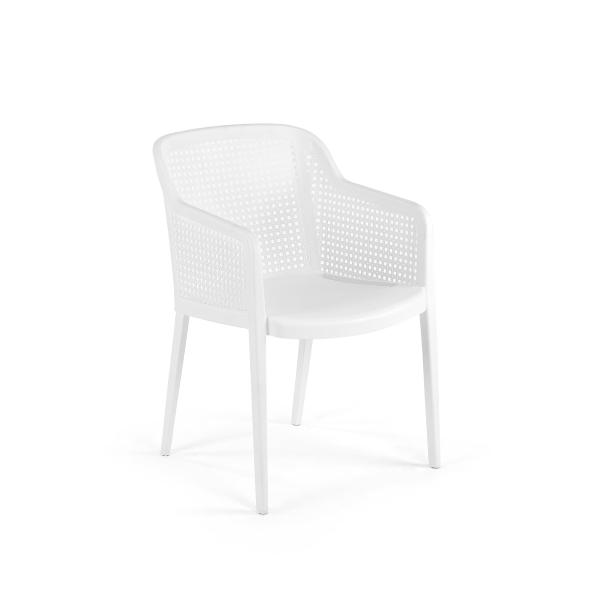 OCTA ARM CHAIR-IVORY WHITE 101010535