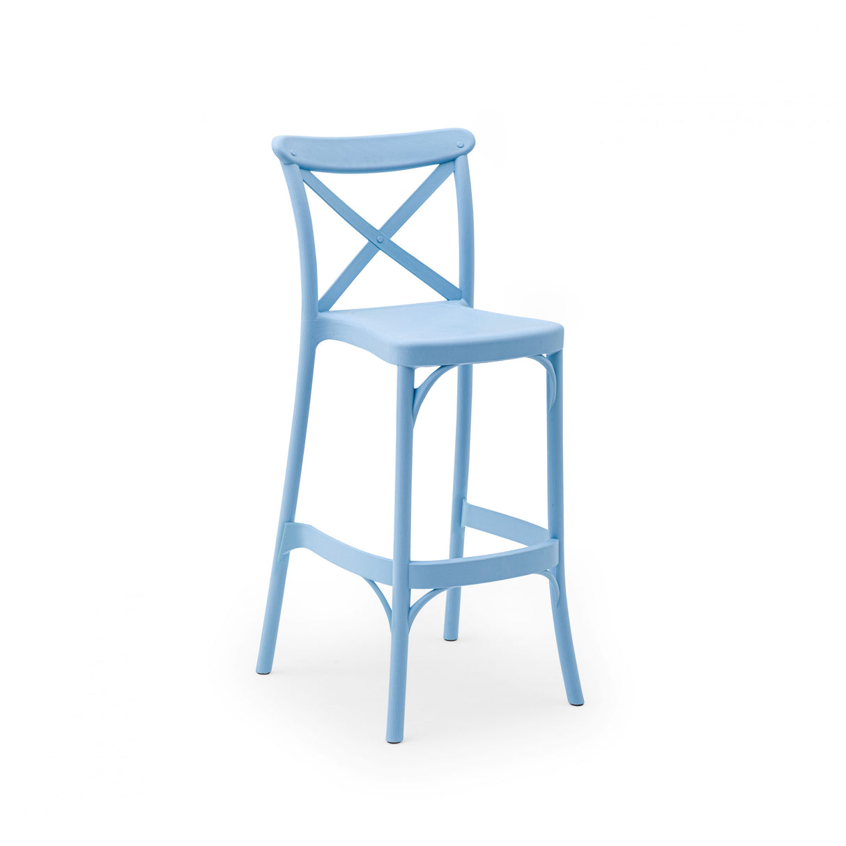 CAPRI BAR CHAIR 75CM - LIGHT BLUE-101040247