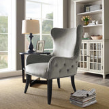 SEVILLA DARK GREY ROUND BACK CHAIR 420139DGRY01U