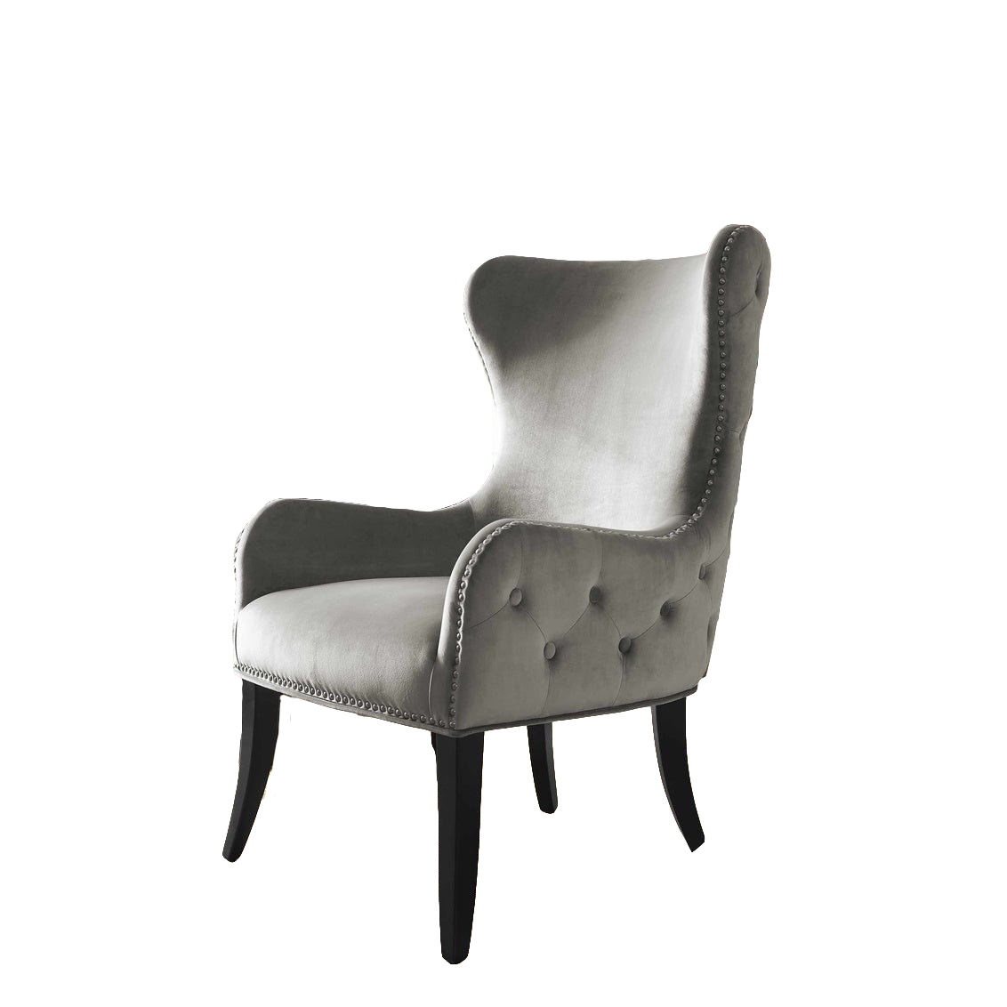 SEVILLA DARK GREY ROUND BACK CHAIR 420139DGRY01U