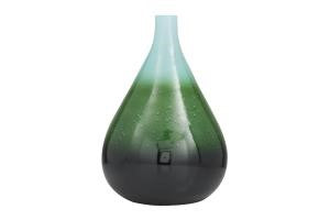 GLS VASE GRN 12"W, 18"H