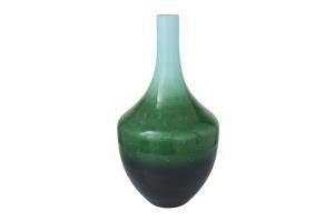 GLS VASE GRN 12"W, 22"H 76036