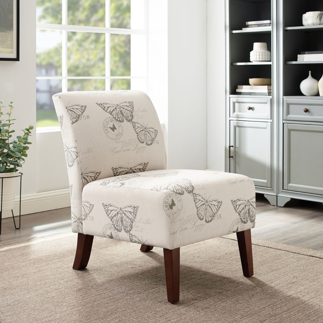 LILY LINEN BUTTERFULY KD CHAIR-98320BUTT01U