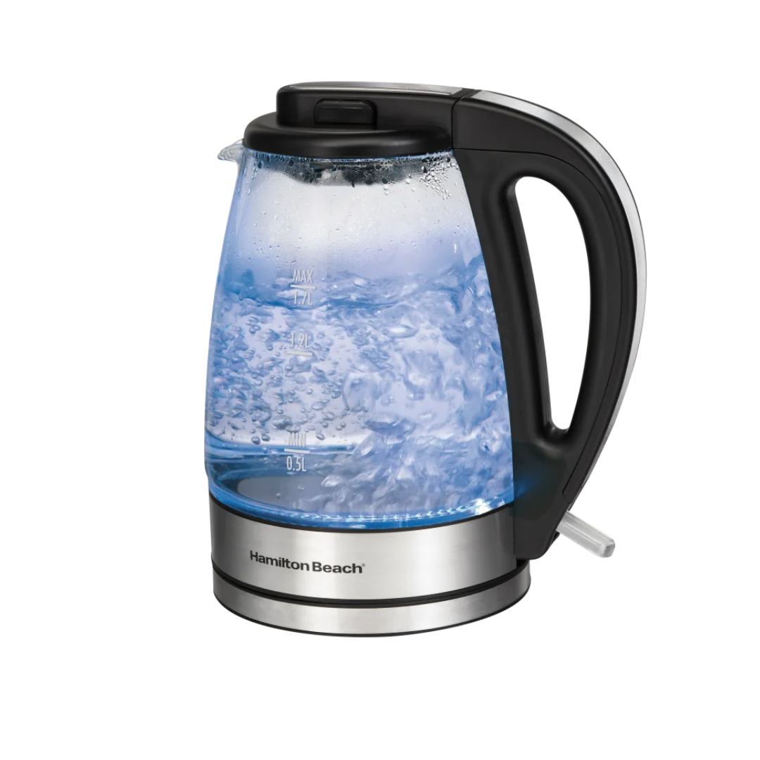 HAMILTON BEACH 1.7 LITER GLASS KETTLE 40865