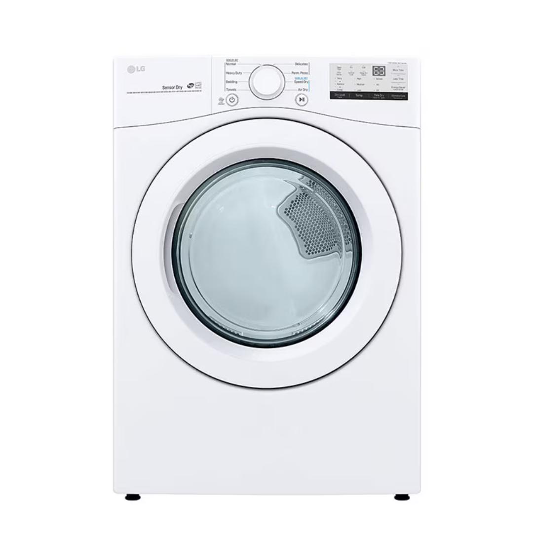 LG 7.4 CU. FT. ULTRA LARGE CAPACITY ELECTRIC DRYER WHITE- DLE3400W.ABWEEUS DLE3400W.ABWEEUS