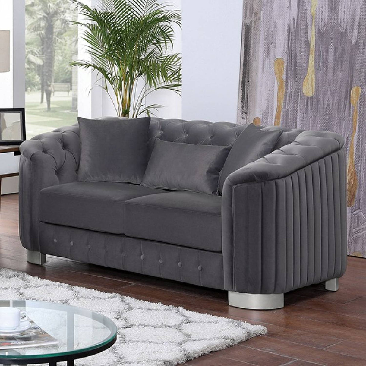 CASTELLON LOVESEAT-FOA6475DG-LV-PK