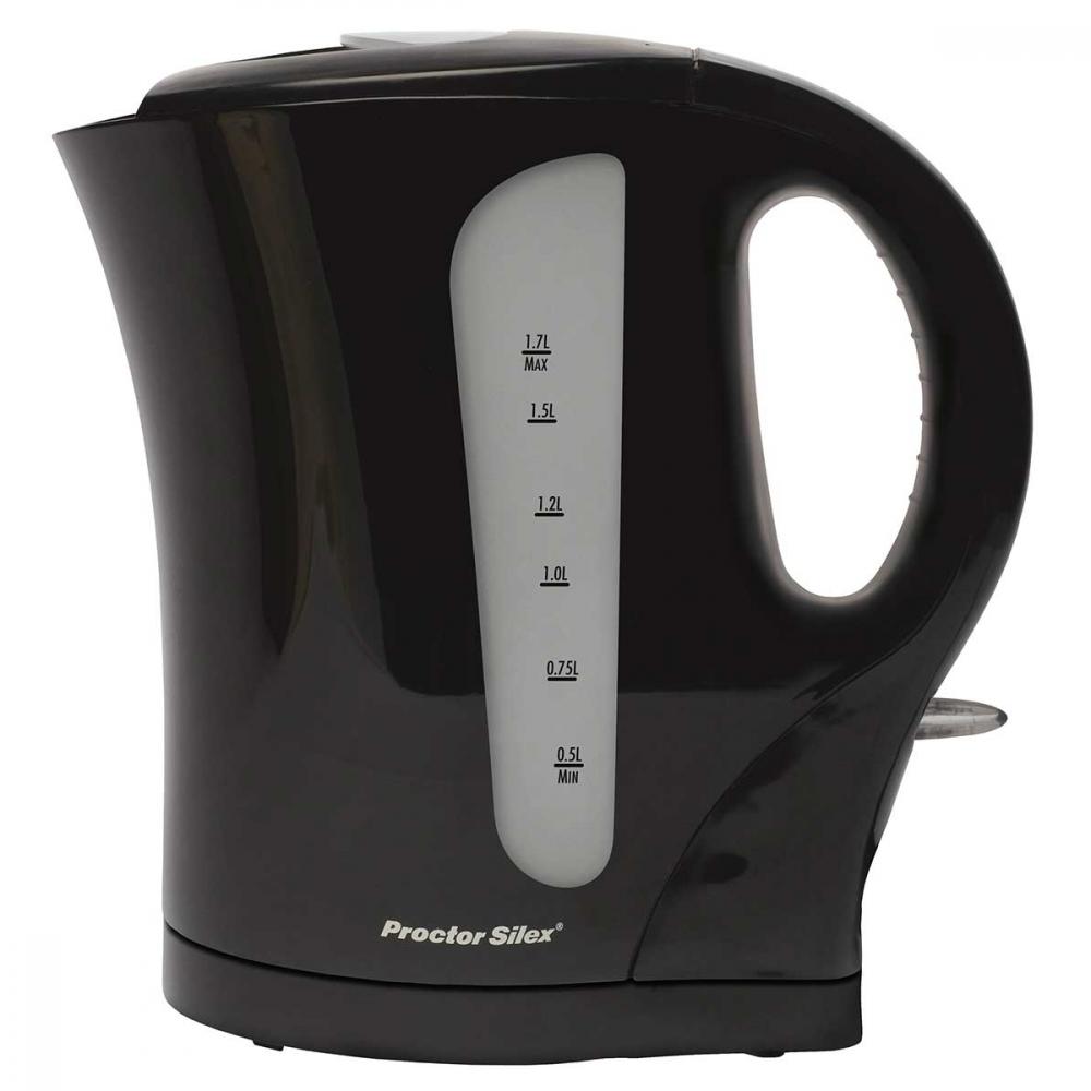 PROCTOR SILEX 1.7 LTR CORDLESS KETTLE  BLACK