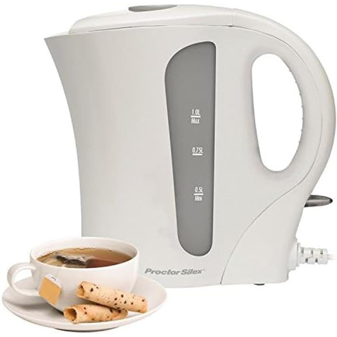 PROCTOR SILEX 1.7 LTR CORDLESS KETTLE WHITE