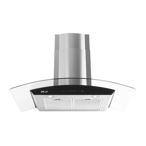 DRIJA 36 INCH STAINLESS STEEL AND TEMPERED GLASS CHIMNEY HOOD (PROMO)