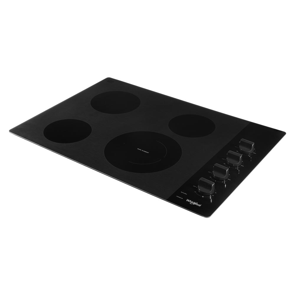 WHIRLPOOL 30-inch Electric Ceramic Glass Cooktop WCE55US0HB